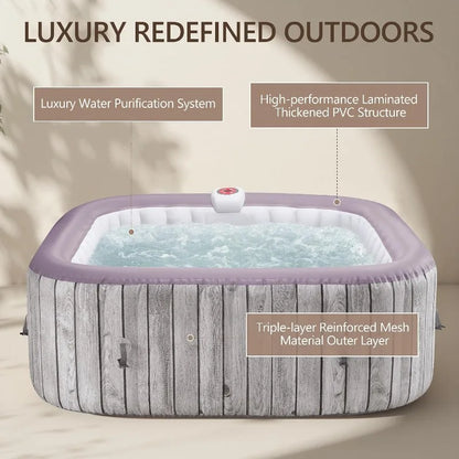 UHOMEPRO Inflatable Hot Tub Spa Set