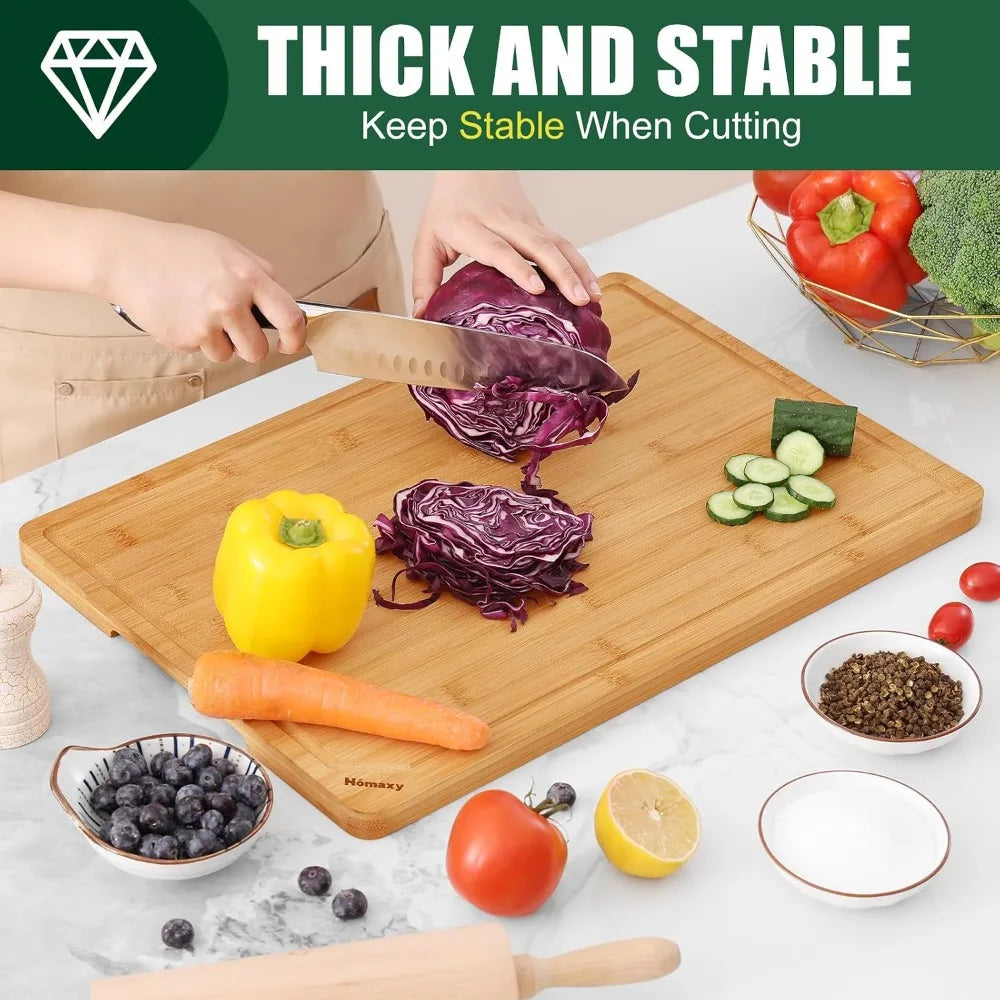 Extra Large Organic Bamboo Cutting Board