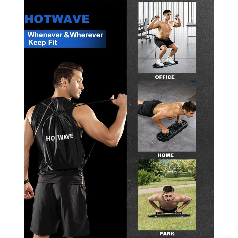 Push Up Board Fitness, Portable Foldable