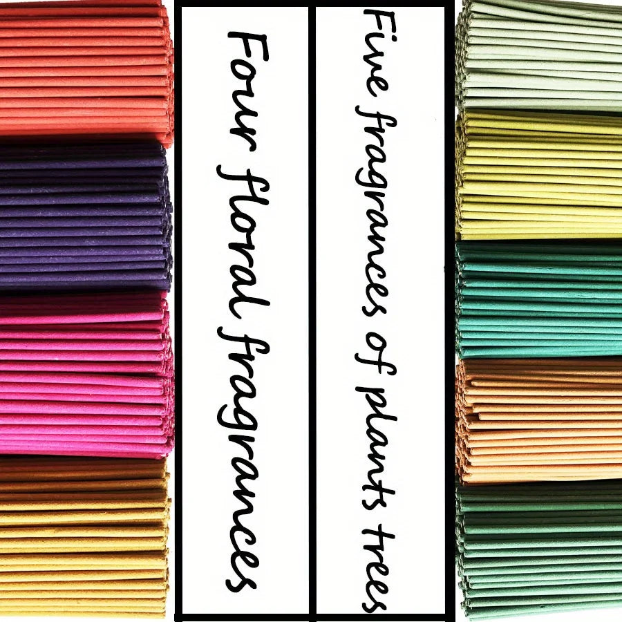 170pcs Scented Bamboo Incense Sticks