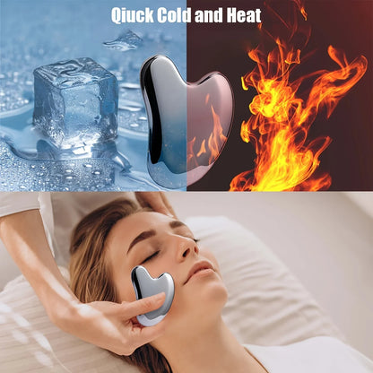 Thick Stainless Steel Gua Sha Facial