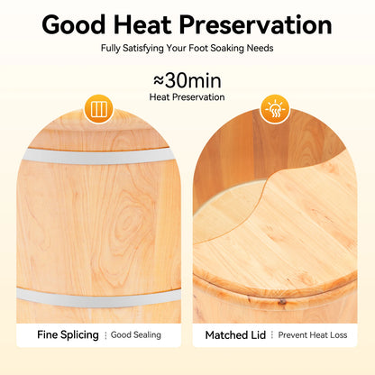 Cedar Wood Foot Spa Bucket