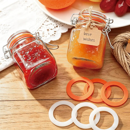 15 Pack 4oz Glass Spice Jars