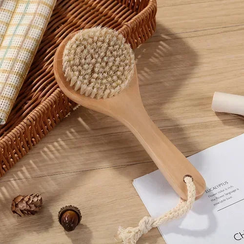 Natural Wooden Soft Body Bristle Brush