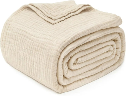 100% Cotton Muslin Throw