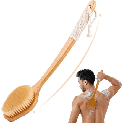 17in Bamboo Scrub Brush