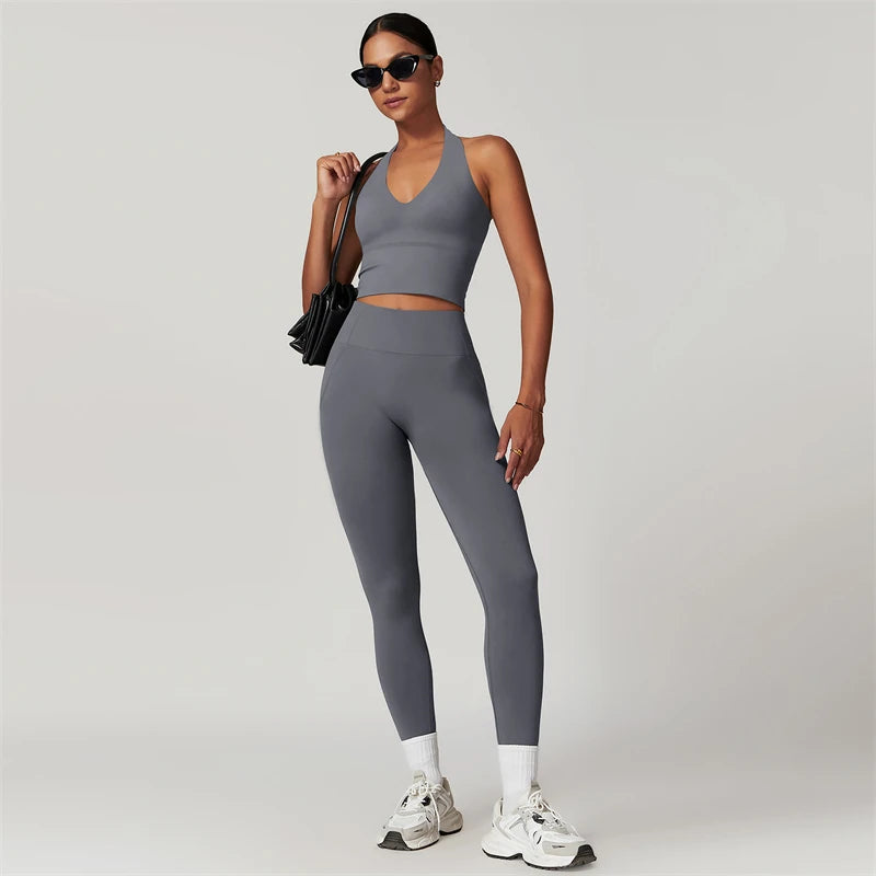 2 Pieces Women Yoga Set