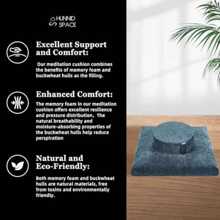 Meditation Zafu Cushion Set