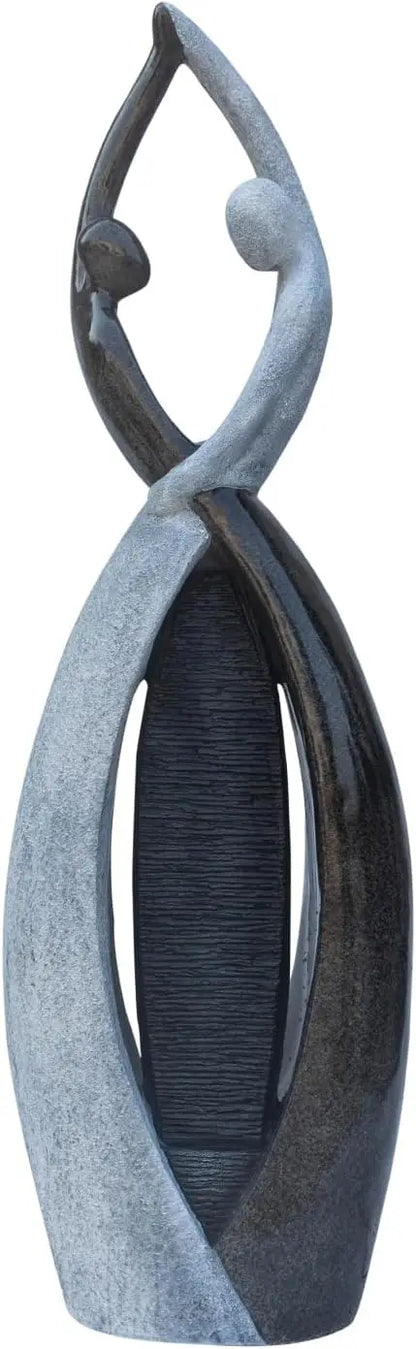Graceful Dancing Couple Outdoor Fountain 57"