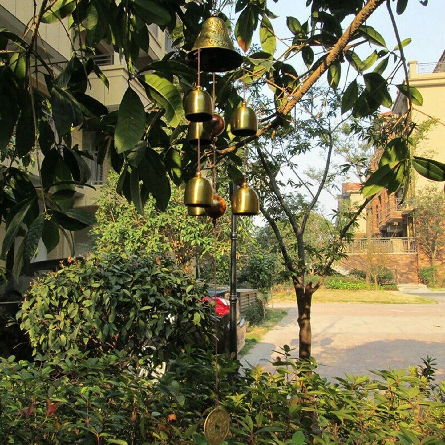 6 Copper Bells Wind Chimes
