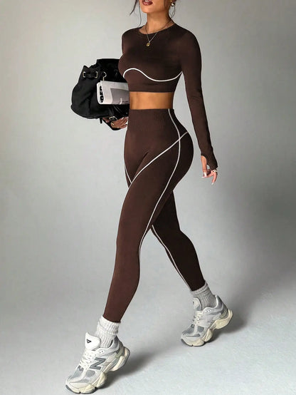 Dewbera 2pcs Yoga Workout Set