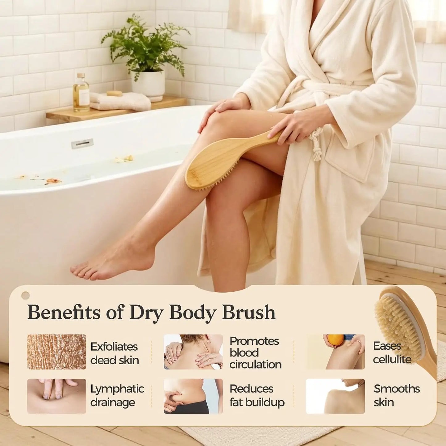 Dry Brushing Body Brush Set