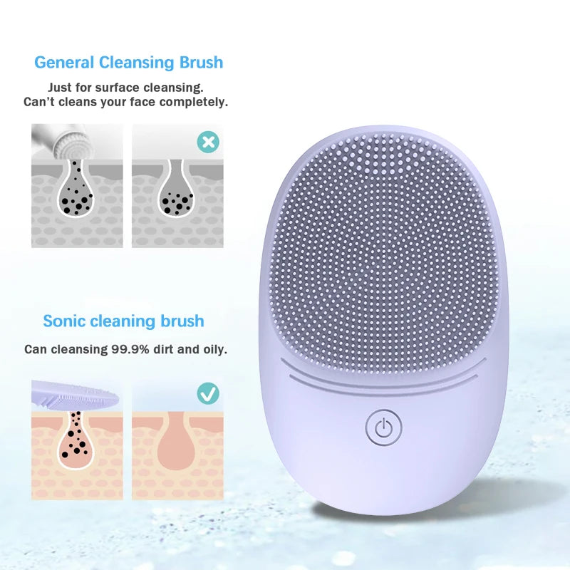 Soft Silicone Electric Facial Cleanser