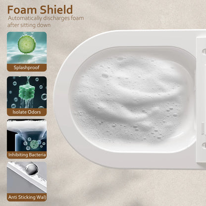 Smart Bidet Toilet Heated Seat Self-Cleaning Nozzle