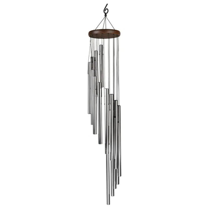 50in 15-Tube Aluminum Wind Chimes Deep Tone Outdoor Garden Patio Decor, Customized
