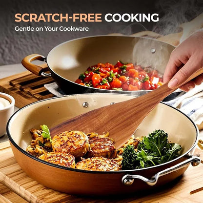 5-Piece Wooden Kitchen Utensils Set