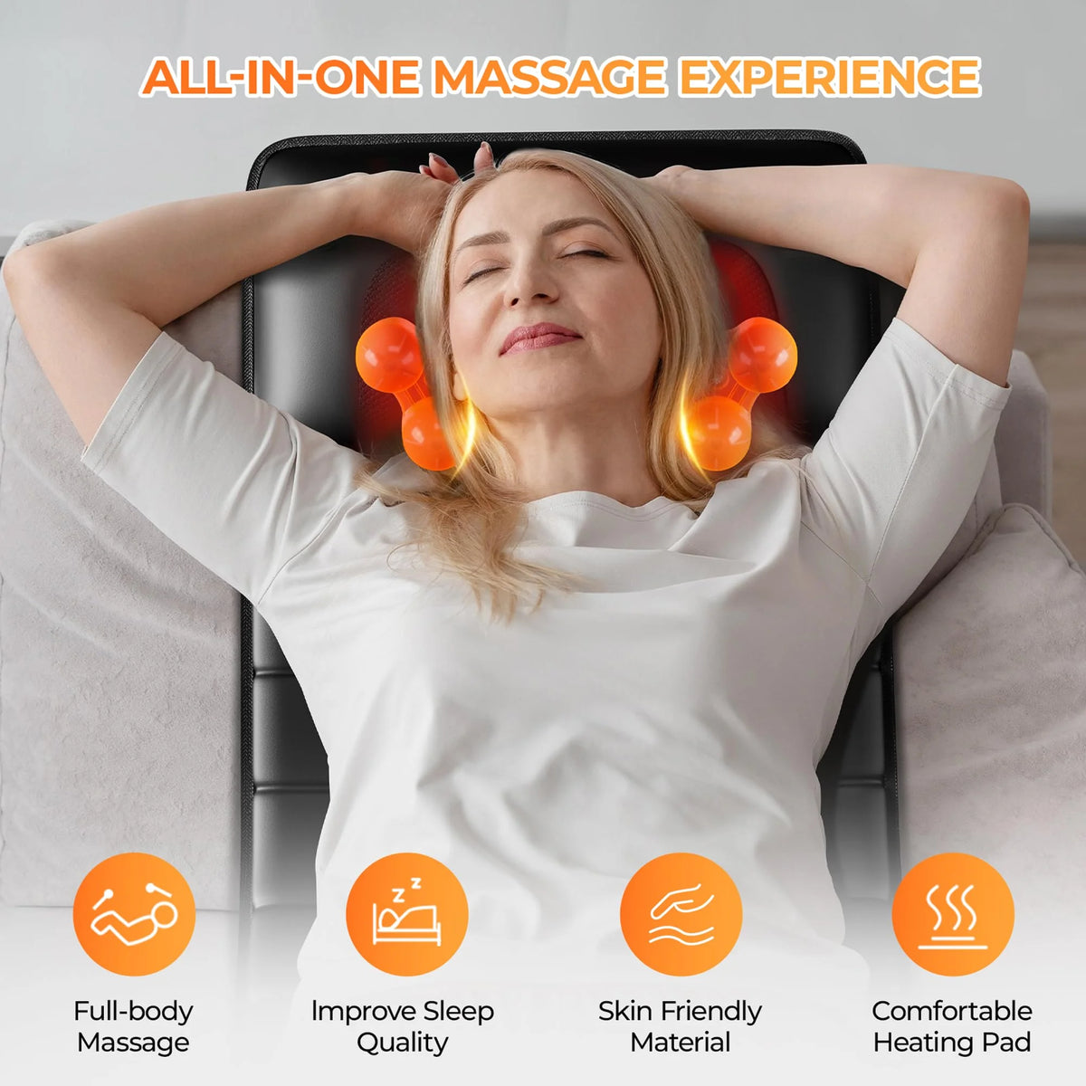 Full Body Massage Shiatsu Back Pad