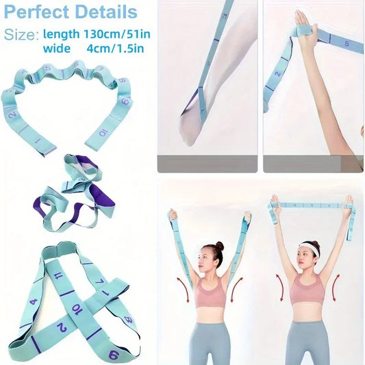 11-Grid Yoga Stretch Strap