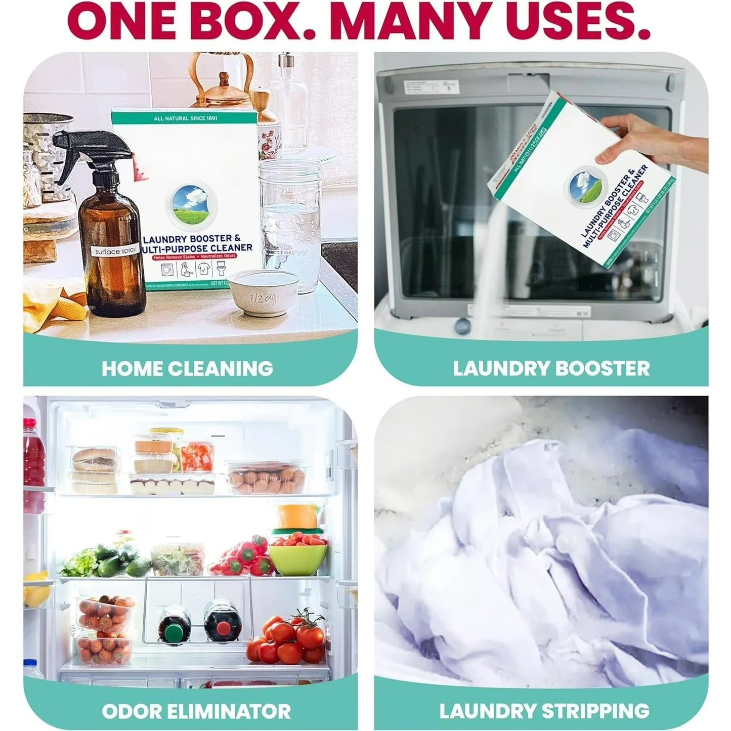 All Natural Borax Laundry Detergent Booster