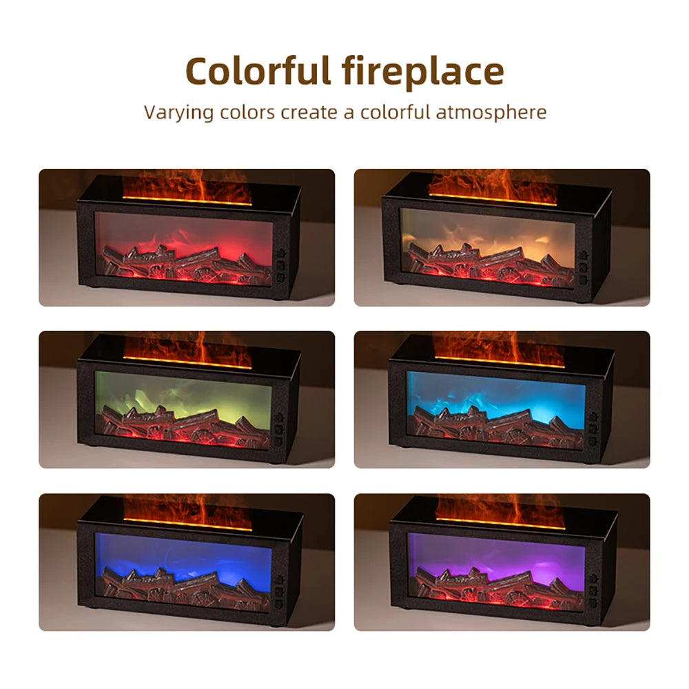 Flame Effect Humidifier & Aroma Diffuser
