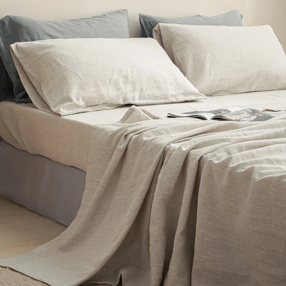 Simple & Opulence Linen Sheet Set