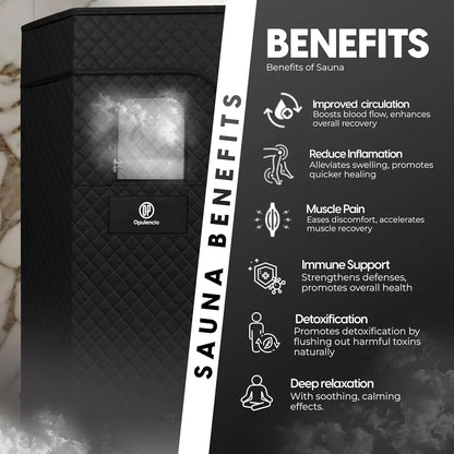 Portable Sauna and Cold Plunge Combo