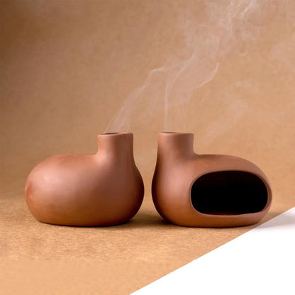 Terracotta Palo Santo Holder
