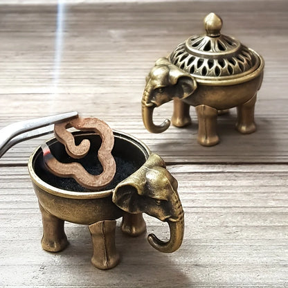 2pcs Elephant Incense Burners