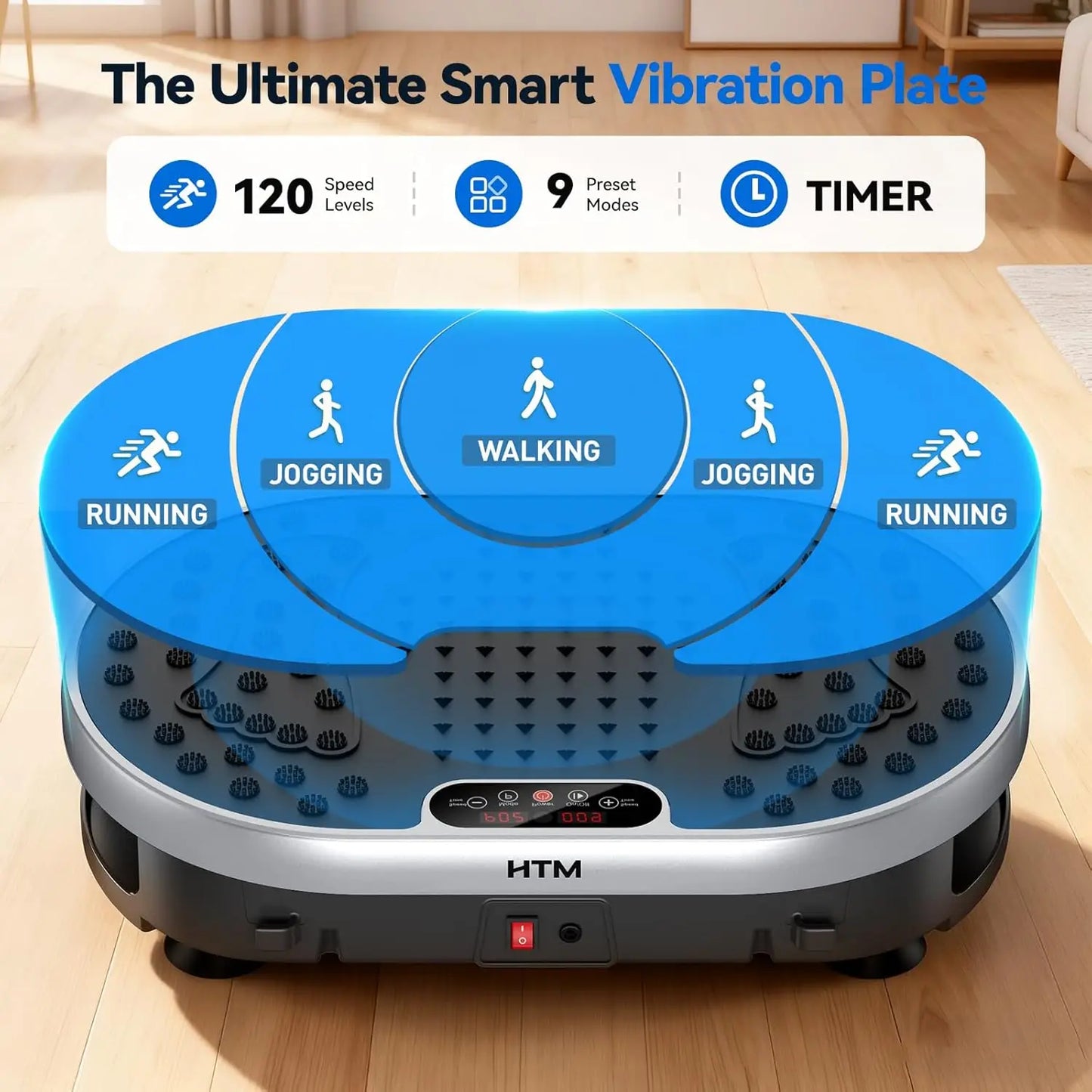 Vibration Plate Exercise Machine 120-Speed
