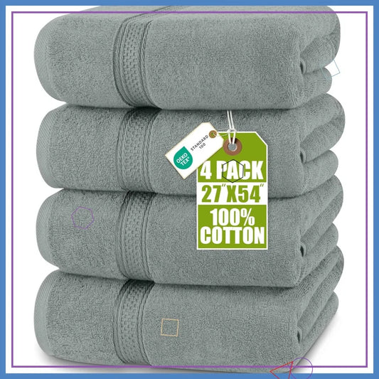 4-Pack Premium Bath Towels