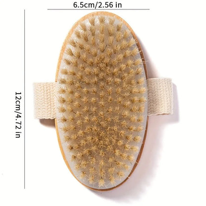 Natural Bristle Body SPA Brush