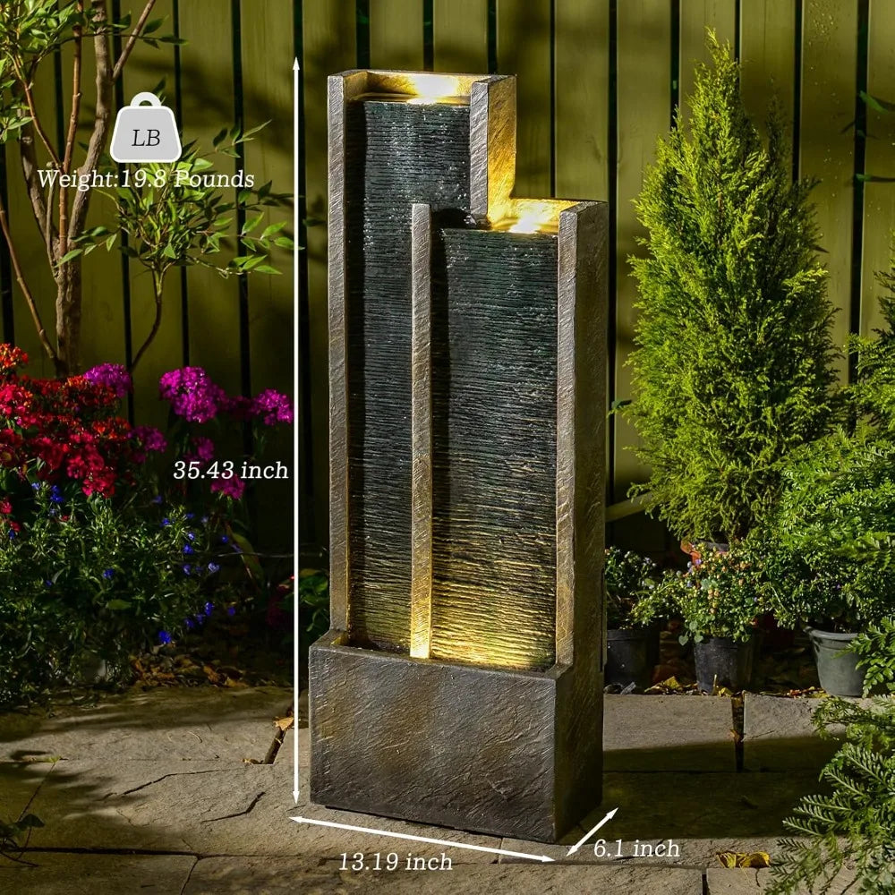 Modern Indoor Outdoor Waterfall Fountain