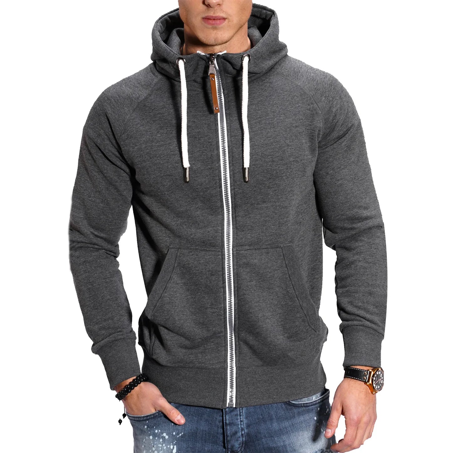 Men Hoodies Long Sleeve Sweatshirt