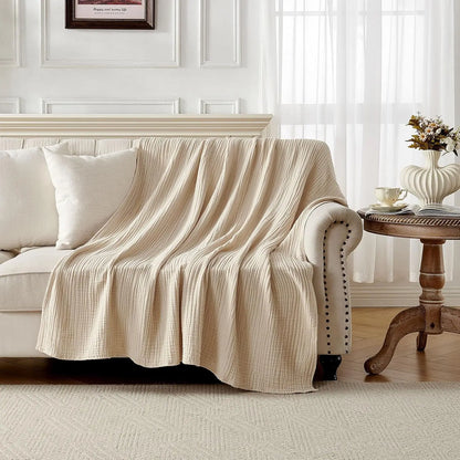 100% Cotton Muslin Throw