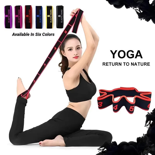 8 Section Style Yoga Stretching Belt