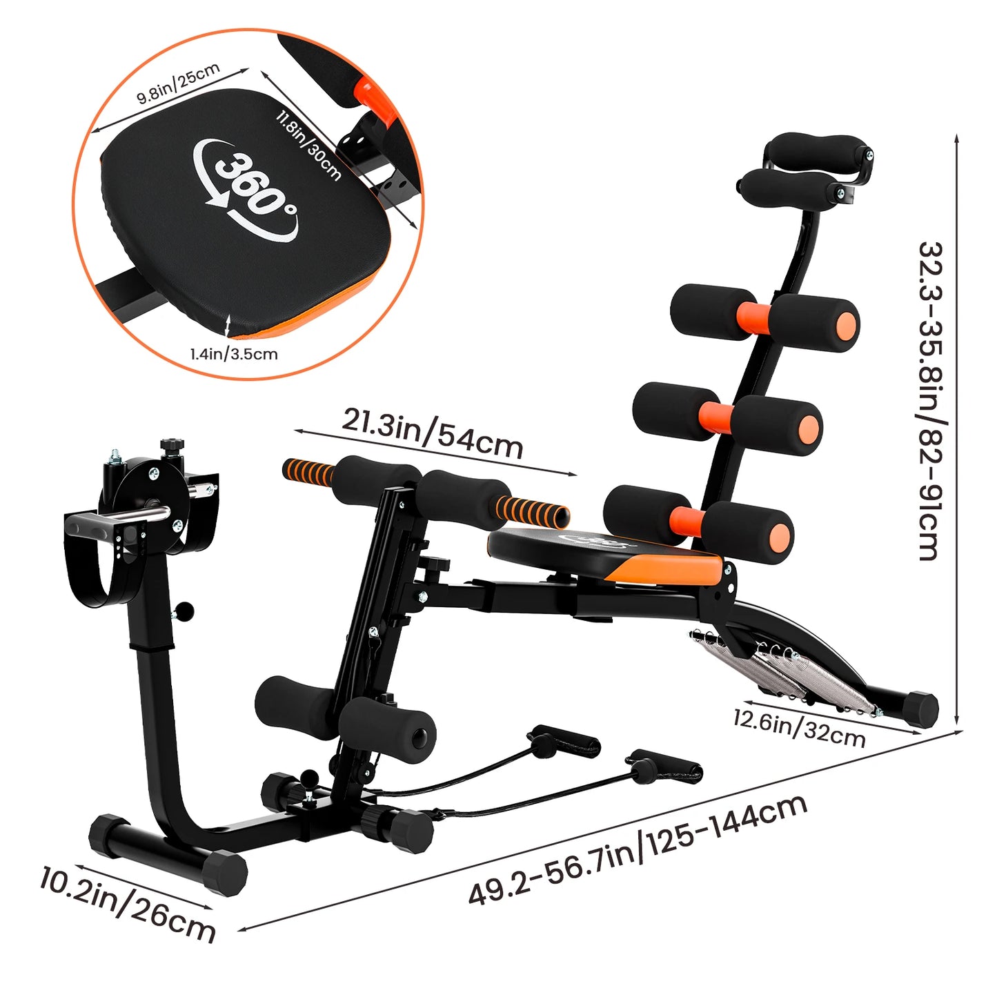 Six-In-One Abdominal Machine