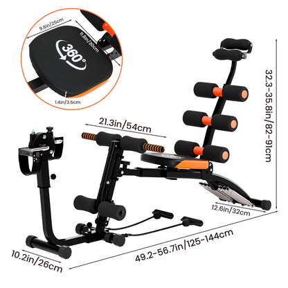 Six-In-One Abdominal Machine