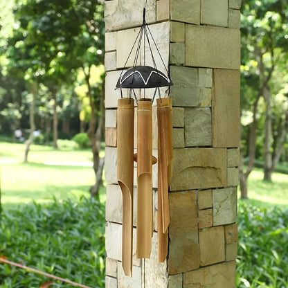 35-Inch Large Bamboo Wind Chimes