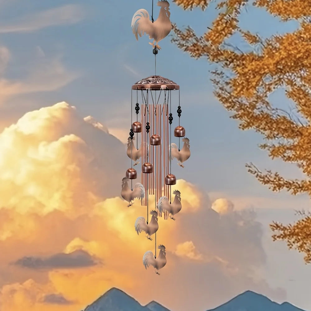 Rooster Wind Chime Outdoor/Indoor