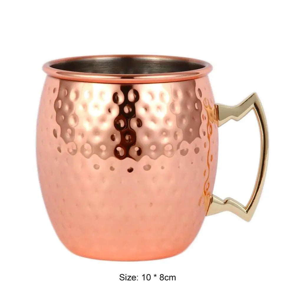 3Pcs Copper Mug Metal Cup