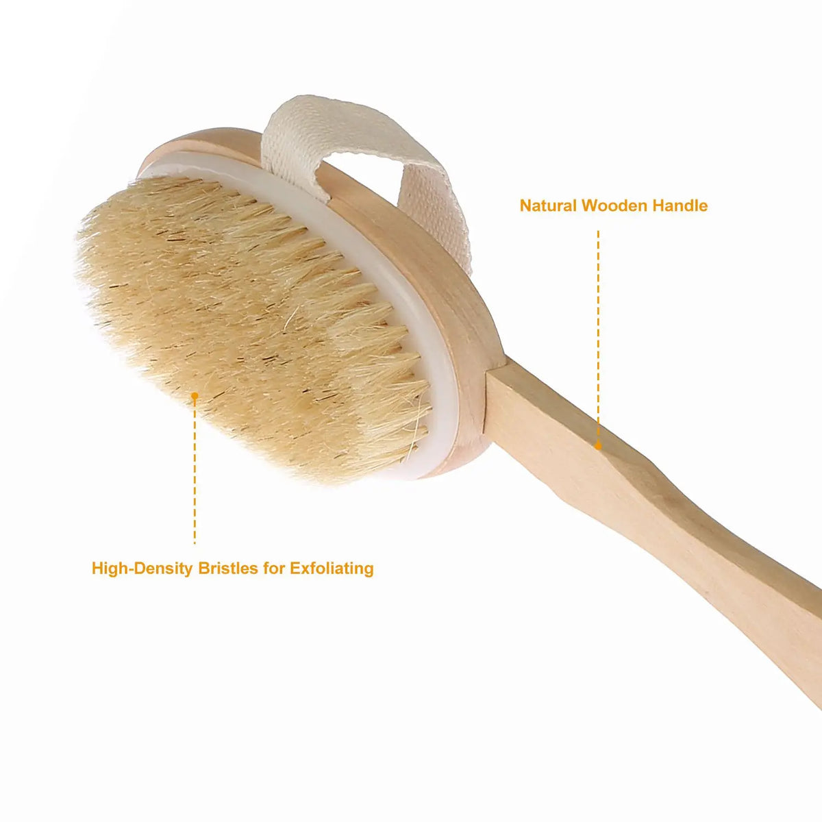 Wooden Detachable Body Shower Brush,15-Inch