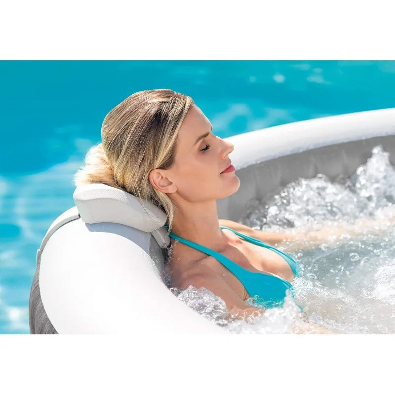 4-Person Inflatable Hot Tub With Jets