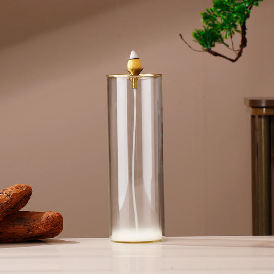 2 in 1 Glass Incense Holder