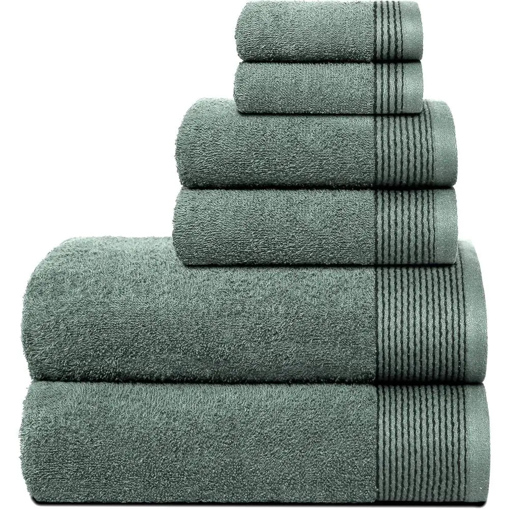 6-Piece Cotton Towel Set