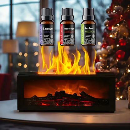 Flame Effect Humidifier & Aroma Diffuser