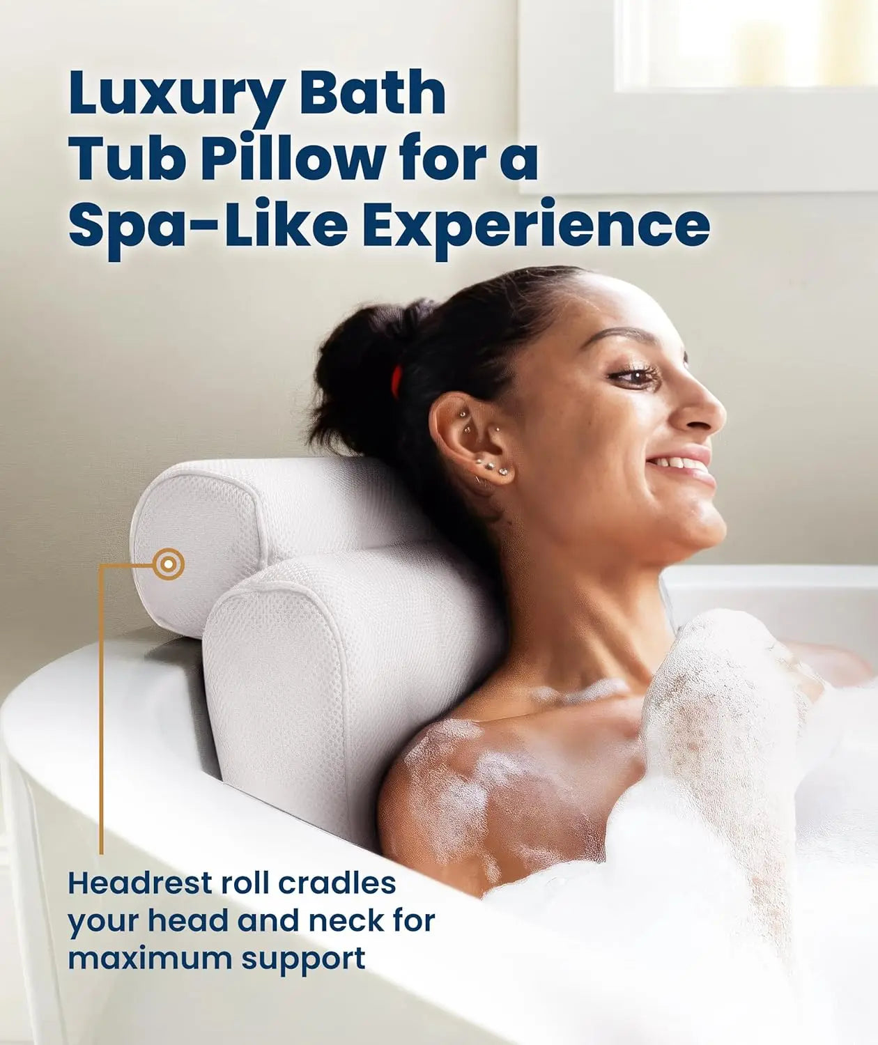Luxury Bathtub Pillow