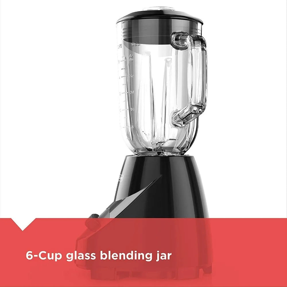 Countertop Blender 6-Cup Glass Jar