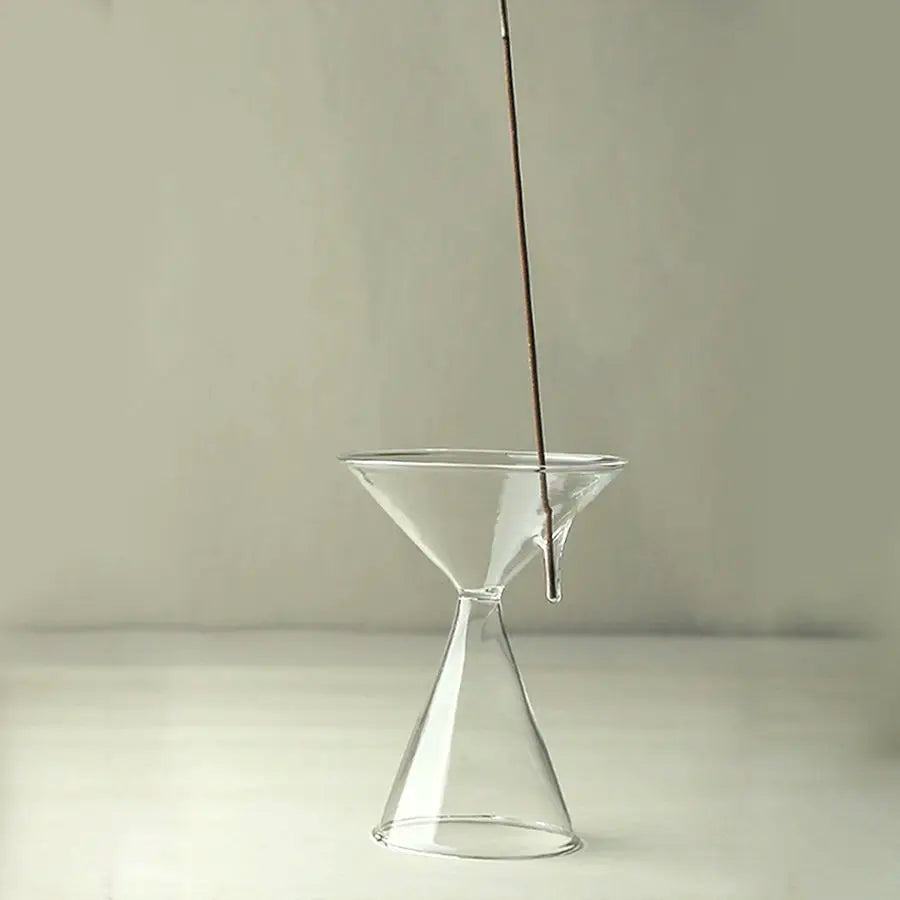 Zen Glass Thread Incense Holder