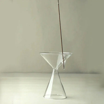 Zen Glass Thread Incense Holder