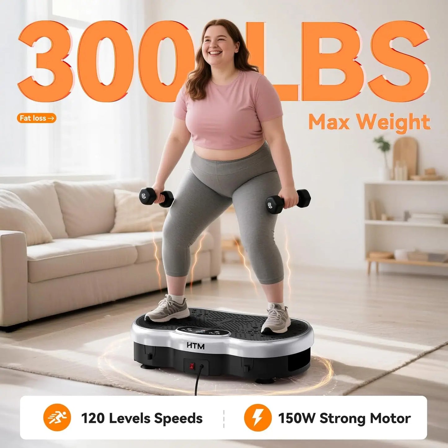 Vibration Plate Exercise Machine